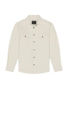 Rails Rhett Long Sleeve Shirt In White