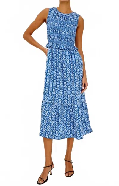 Rails Rialto Tank-style Midi Dress In Blue Ikat