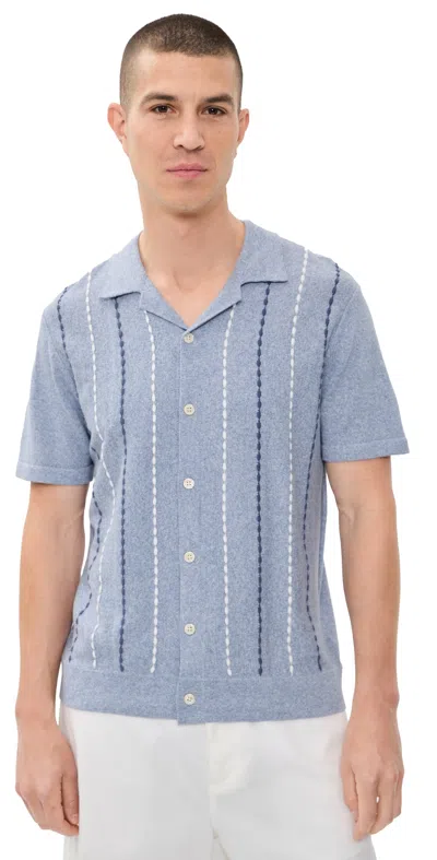 Rails Richie Sweater Navy White Sky In Blue