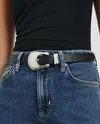 Rails Rodeo Belt In Silver In Silver