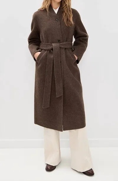 Rails Roland Button-front Coat In Heather Umber In Brown
