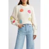Rails Romi Crochet Flower Sweater