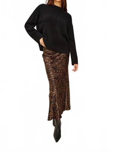 Rails Romina Print Skirt In Ginger Spotted In Black