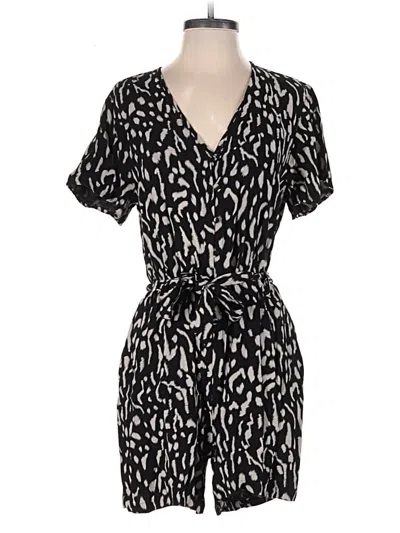 Pre-owned Rails Romper In Black