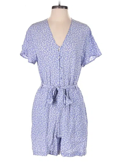 Pre-owned Rails Romper In Blue