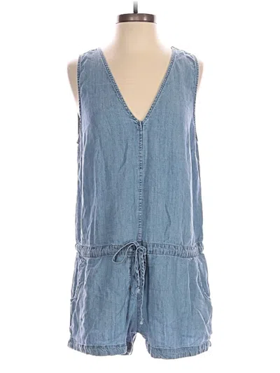 Pre-owned Rails Romper In Blue