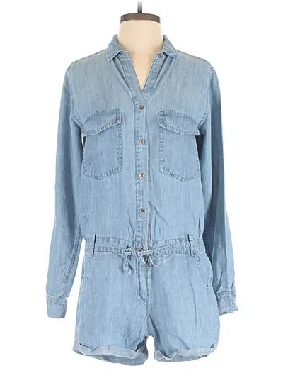 Pre-owned Rails Romper In Blue