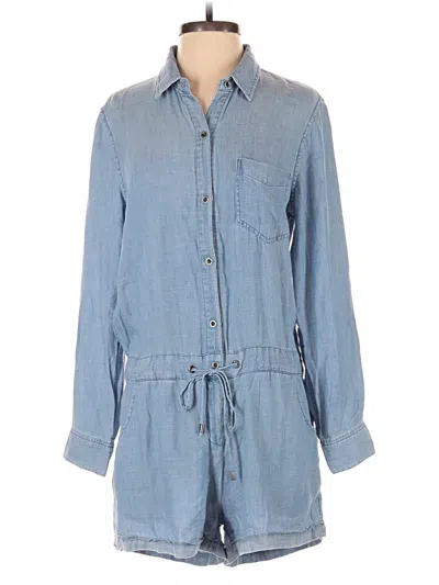 Pre-owned Rails Romper In Blue