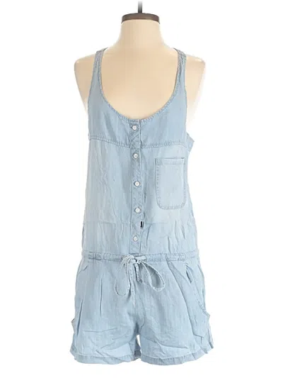 Pre-owned Rails Romper In Blue