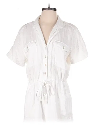 Pre-owned Rails Romper In White