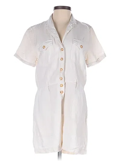 Pre-owned Rails Romper In White