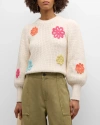 RAILS ROMY DAISY EMBROIDERED SWEATER
