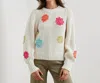 Rails Romi Crochet Flower Sweater In Beige
