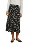 Rails Rosetta Midi Skirt In Noir Floral In Multi