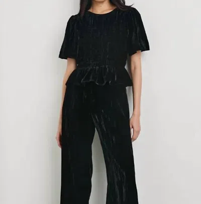 RAILS ROSIE TOP IN BLACK VELVET