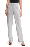 Rails Rowan High-rise Straight-leg Plisse Pants In Frost
