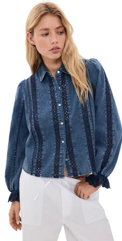 Rails Rowen Shirt Classic Blue