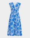 Rails Roxanne Cap-sleeve Midi Dress