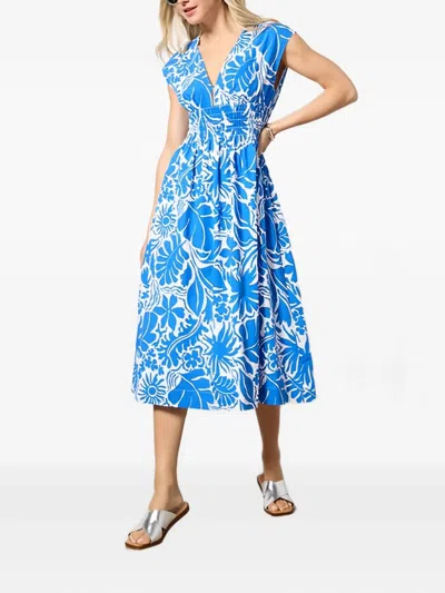 RAILS ROXANNE FLORAL-PATTERN MIDI DRESS