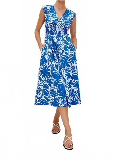 Rails Roxanne Midi Dress In Blue Riviera