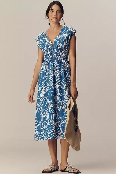 Rails Roxanne Sleeveless V-neck Midi Dress