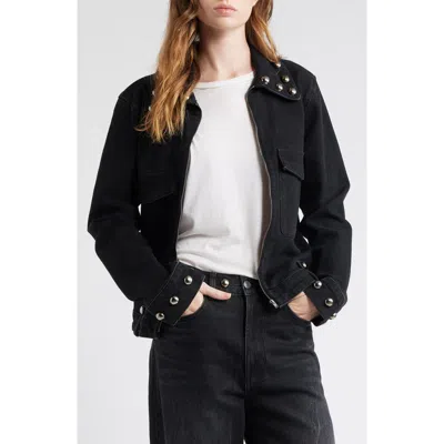 Rails Roxbury Stud Detail Denim Jacket