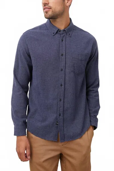 Rails Runson Shirt In Heather Blue