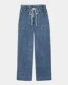 Rails Ryan Denim Drawstring Pants In Classic Blue