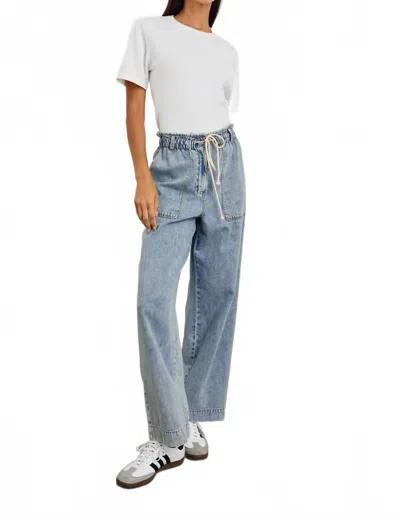 Rails Ryan Pant In Faded Indigo In Green