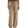 Rails Ryan Wide Leg Drawstring Trousers Safari Brown In Multi