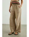 Rails Ryan Wide Leg Drawstring Trousers Safari Brown In Brown