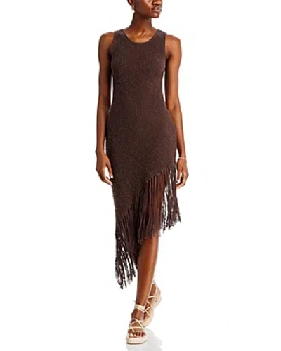 Rails Rylee Fringed Dress In Umber