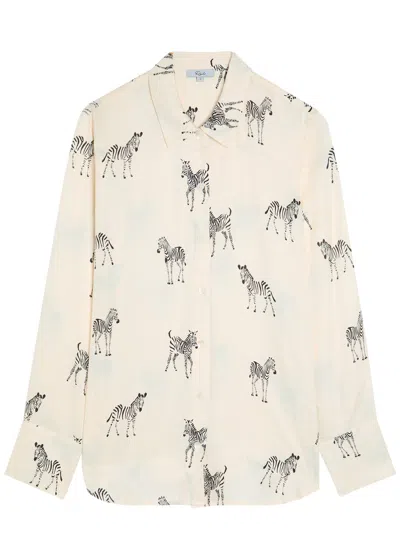 Rails Saige Printed Satin-twill Shirt In Multi