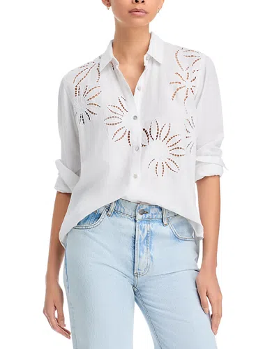 Rails Samar Eyelet Shirt In White