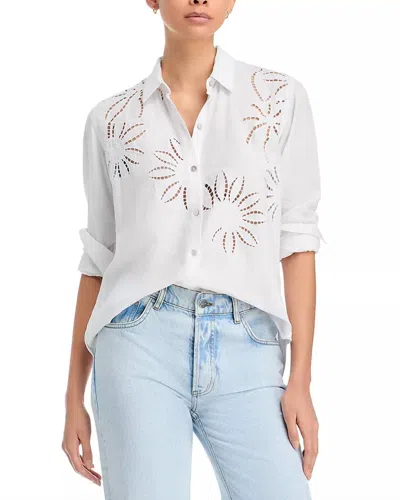 RAILS SAMAR LONG SLEEVE SHIRT IN WHITE
