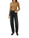Rails Womens Samo Black Stone Studded Samo Studded Barrel-leg Denim Jeans In Black