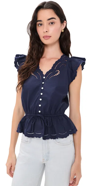 Rails Sandi Top Navy In Blue