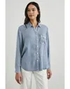 Rails Ingrid Denim Shirt In Med Vintage Cloud Wash In Blue