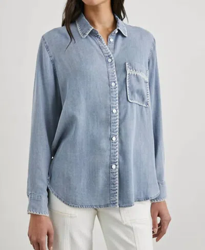 Rails Saya Shirt In Medium Cloudy Wash In Blue