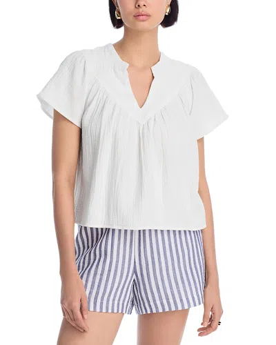 Rails Mesa Flower Embroidered High Waist Cutoff Denim Shorts In Indigo Floral