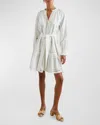 Rails Saylor Cotton Wrap Dress In White