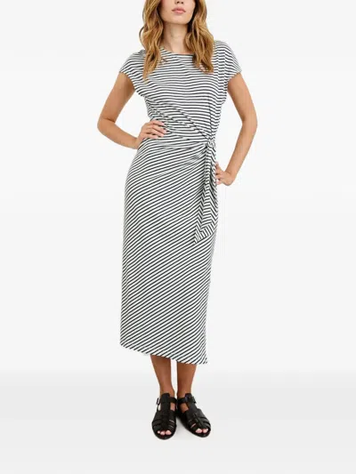 Rails Selah Knotted Striped Midi Dress In Multi