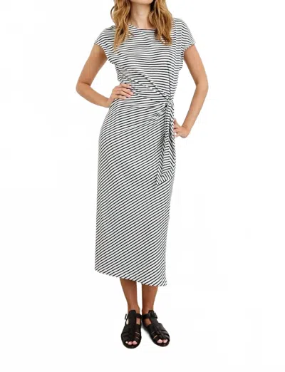 Rails Selah Midi Dress In Ivory/navy In White