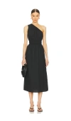 Rails Selani One Shoulder Midi Dress In 블랙