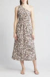 Rails Selani Asymmetric Midi Dress In Russet Floral