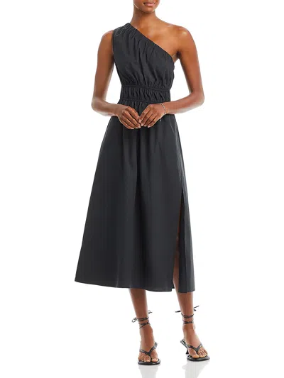 Rails Selani One Shoulder Midi Dress In Black