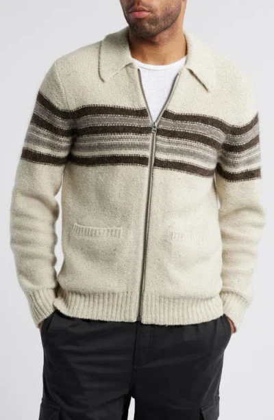 Rails Seldon Merino Wool Blend Sweater In Oat Tar