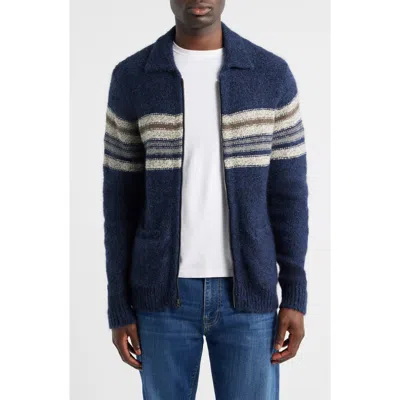 RAILS RAILS SELDON STRIPE ZIP-UP CARDIGAN