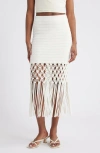 Rails Sevilla Crochet Knit Skirt