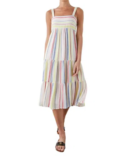 Rails Shailene Dress In Parisail Stripe In Beige